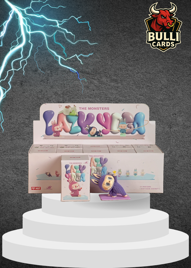 POPMART The Monsters Labubu Lazy Yoga Set 10 PC Whole Set SEALED