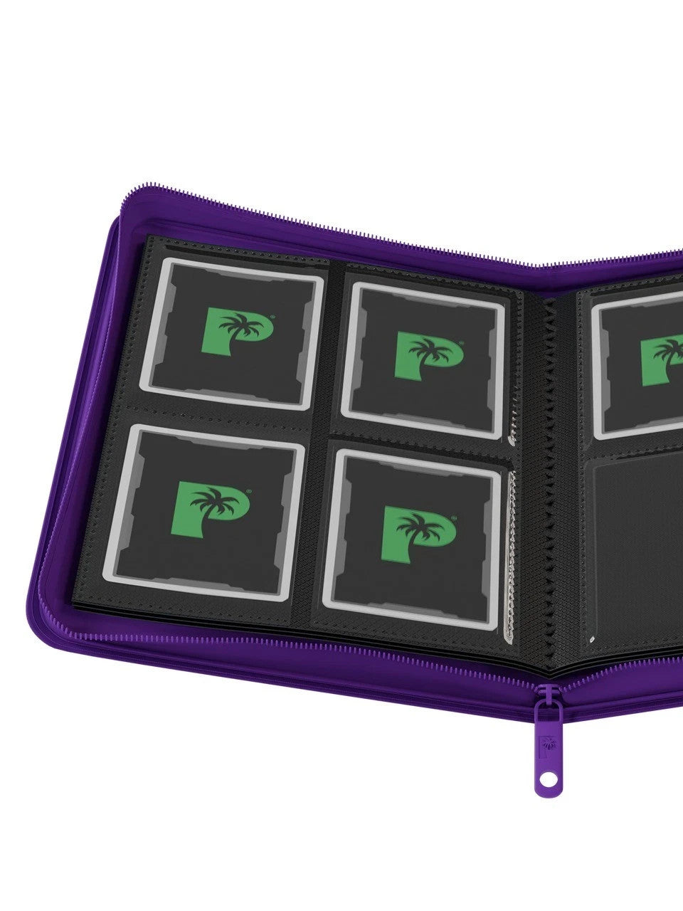 Palms Off Gaming Collector's Series 4 Pocket Zip Binder (Purple) NEW