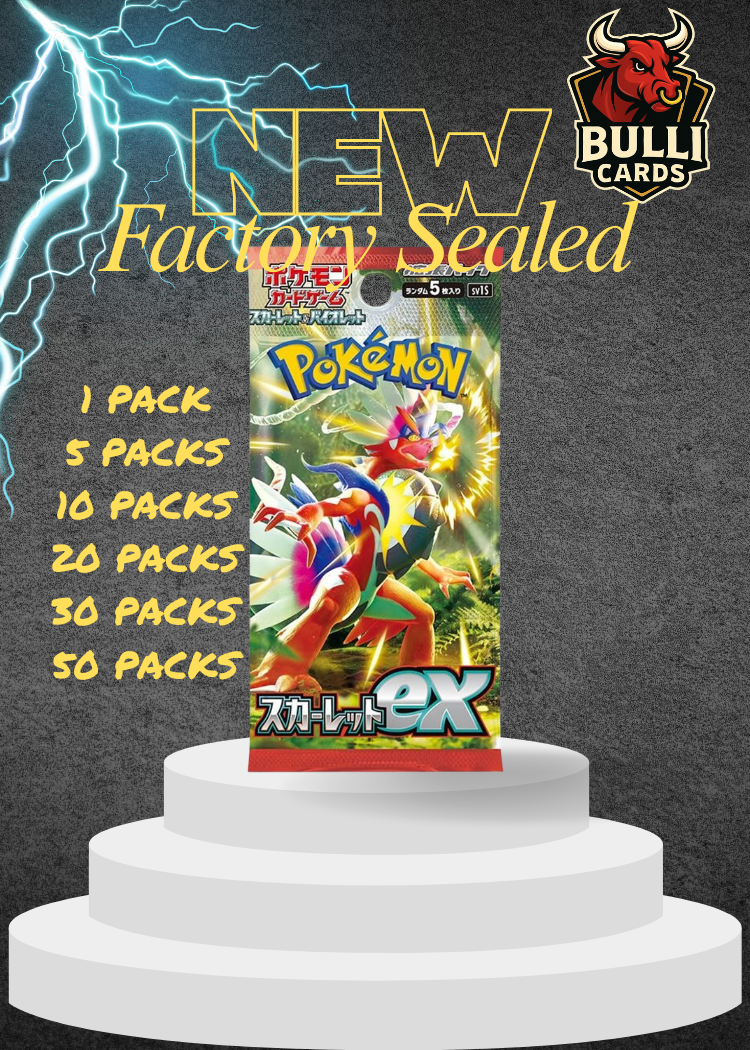 SCARLET EX POKEMON JAPANESE BOOSTER PACK