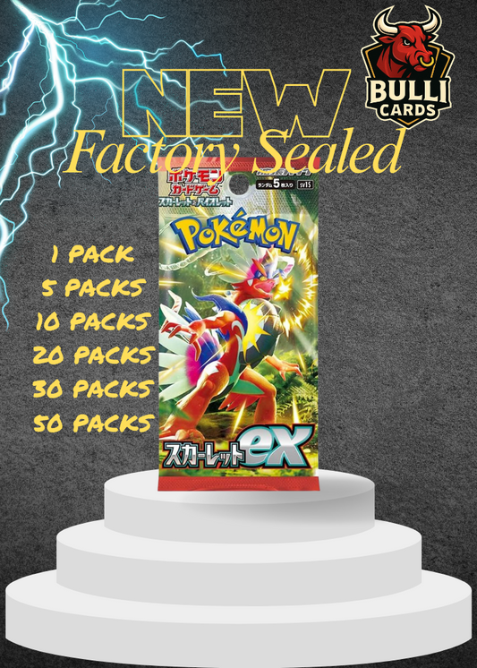 SCARLET EX POKEMON JAPANESE BOOSTER PACK