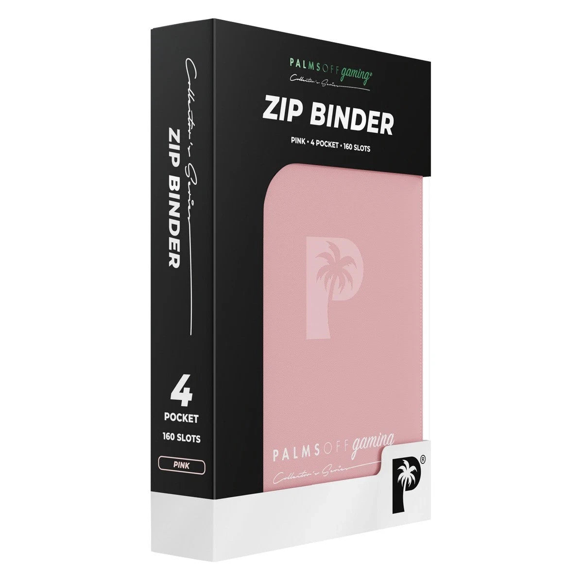Palms Off Gaming Collector's Series 4 Pocket Zip Binder (Pink) NEW