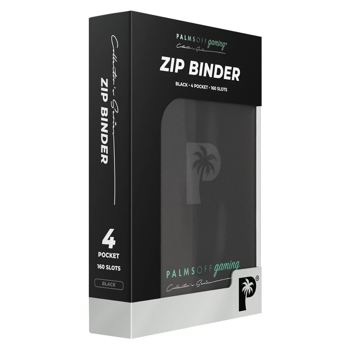 Palms Off Gaming Collector's Series 4 Pocket Zip Binder (Black) NEW