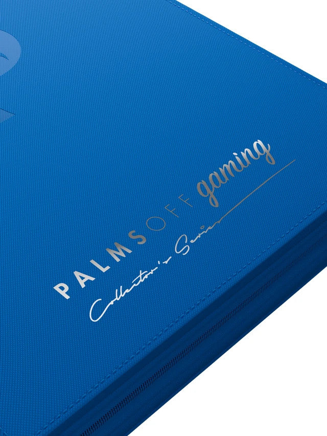 Palms Off Gaming - Collector's Series TOP LOADER Zip Binder Blue  216 Slot