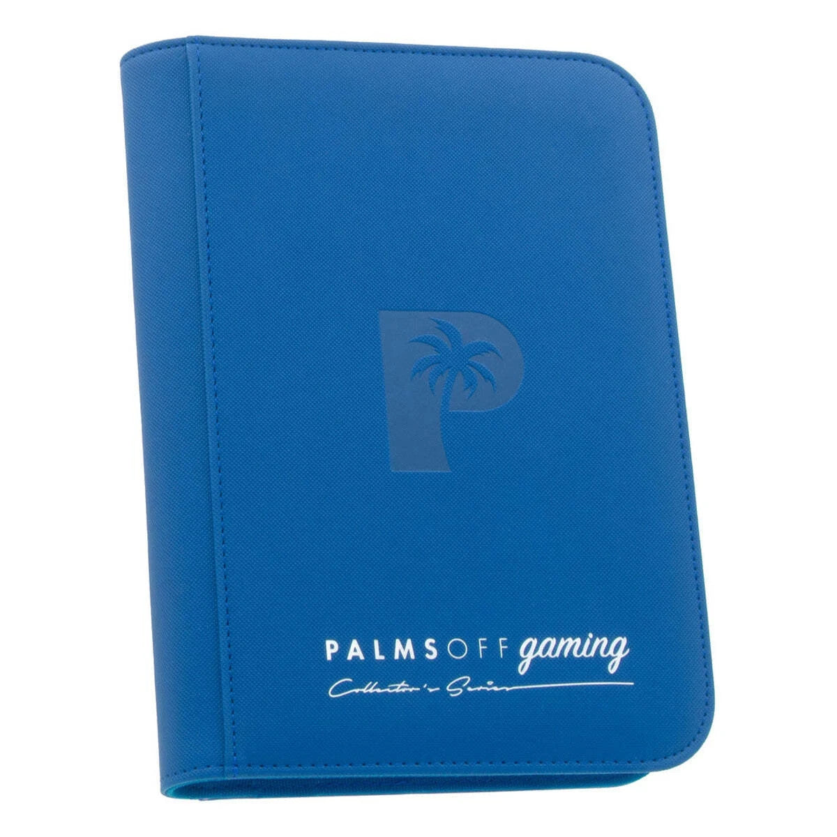 Palms Off Gaming Collector's Series 4 Pocket Zip Trading Card Binder - BLUE
