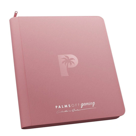 Palms Off Gaming Collector's Series 12 Pocket Zip Binder (Pink) NEW
