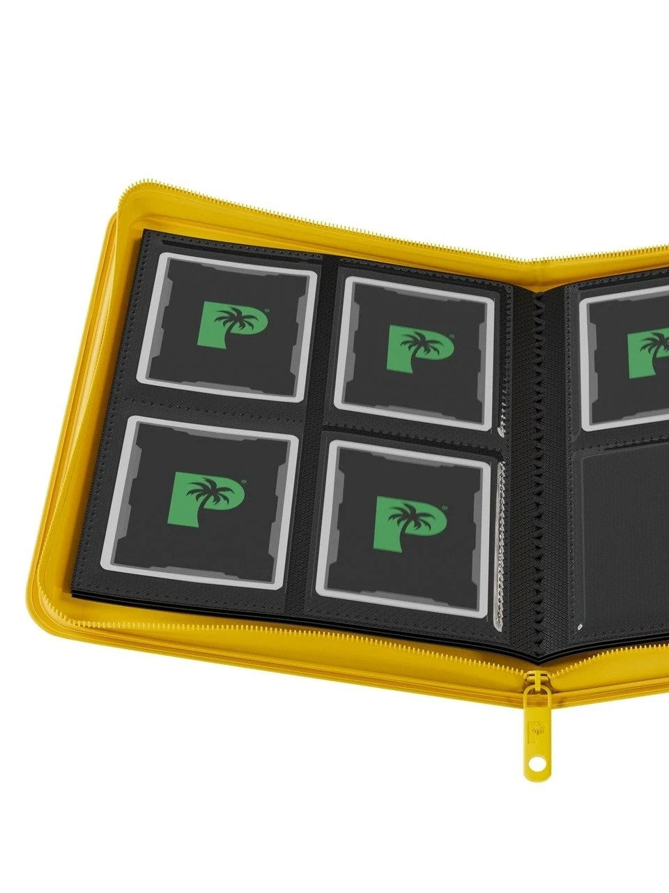 Palms Off Gaming Collector's Series 4 Pocket Zip Binder (Yellow) NEW