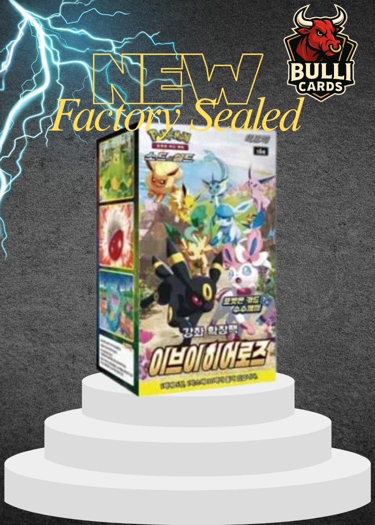 Pokemon TCG Eevee Heroes Booster Box Korean New Sealed