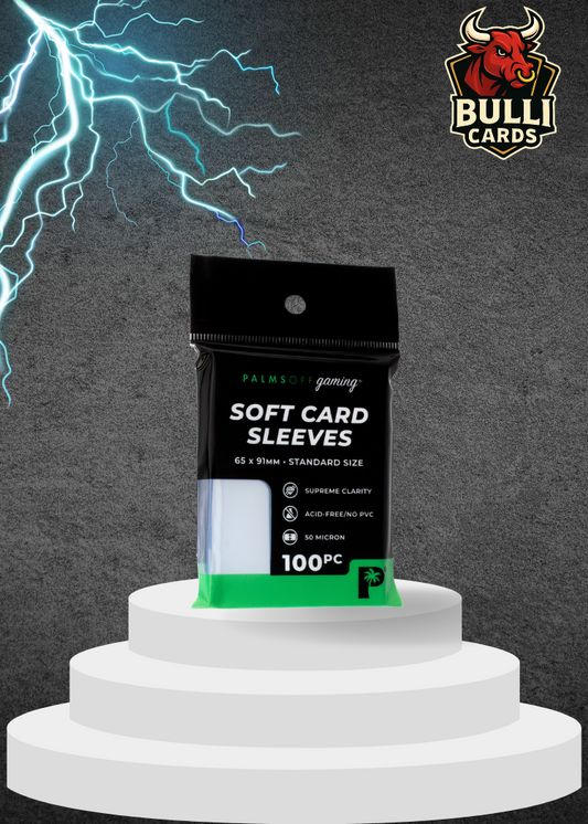 Palms Off Gaming Soft Card Sleeves Standard Size 100pc NEW