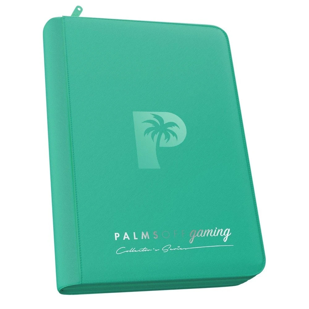 Palms Off Gaming Collector's Series 4 Pocket Zip Binder (Turquoise) NEW