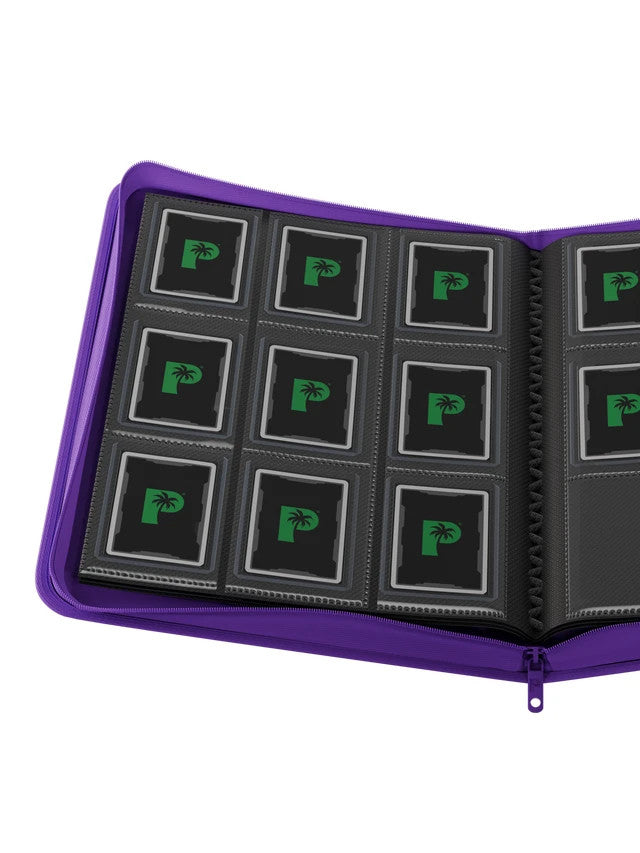 Palms Off Gaming Collector's Series 9 Pocket Top Loader 216 Capacity Zip Binder 