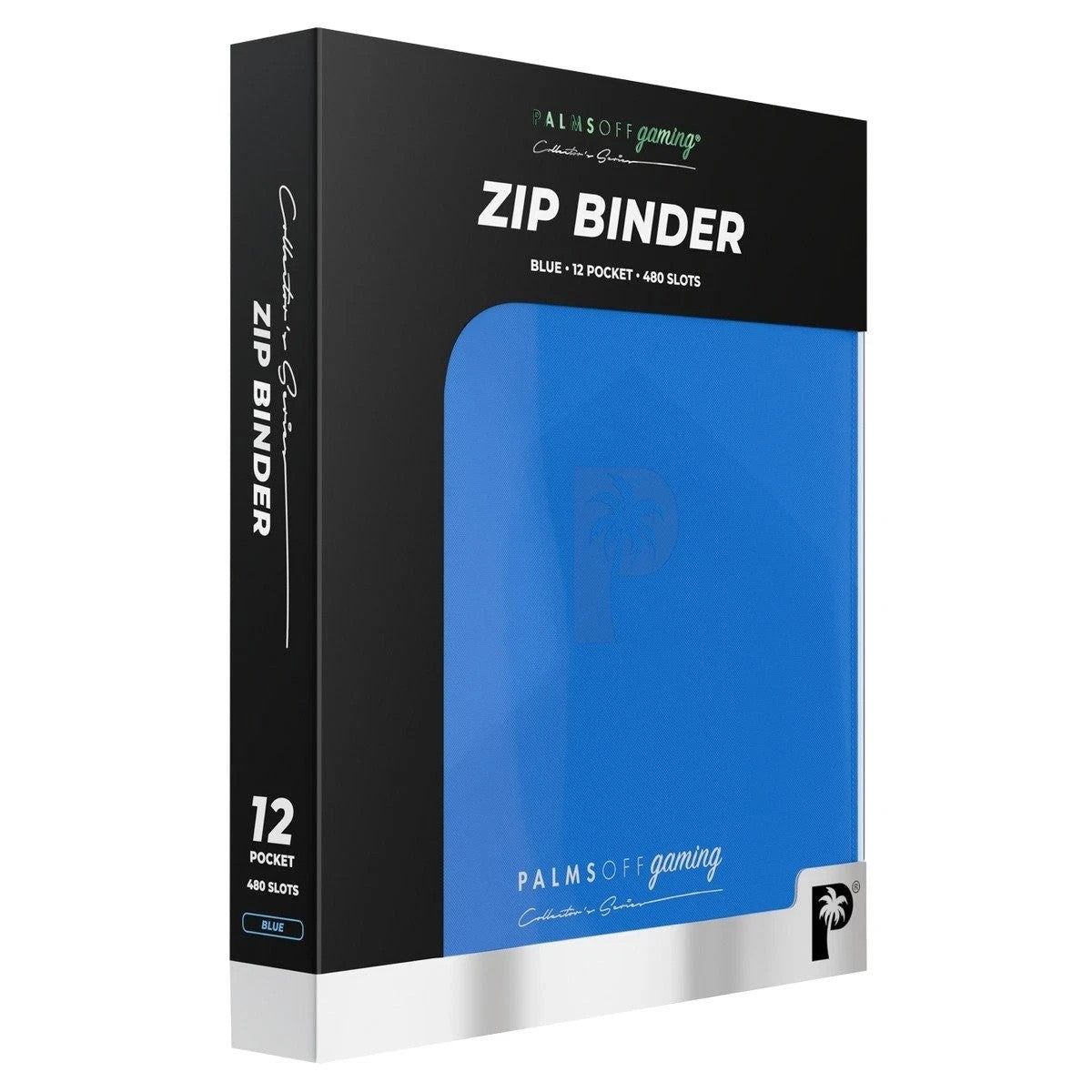 Palms Off Gaming Collector's Series 12 Pocket Zip Binder (Blue) NEW