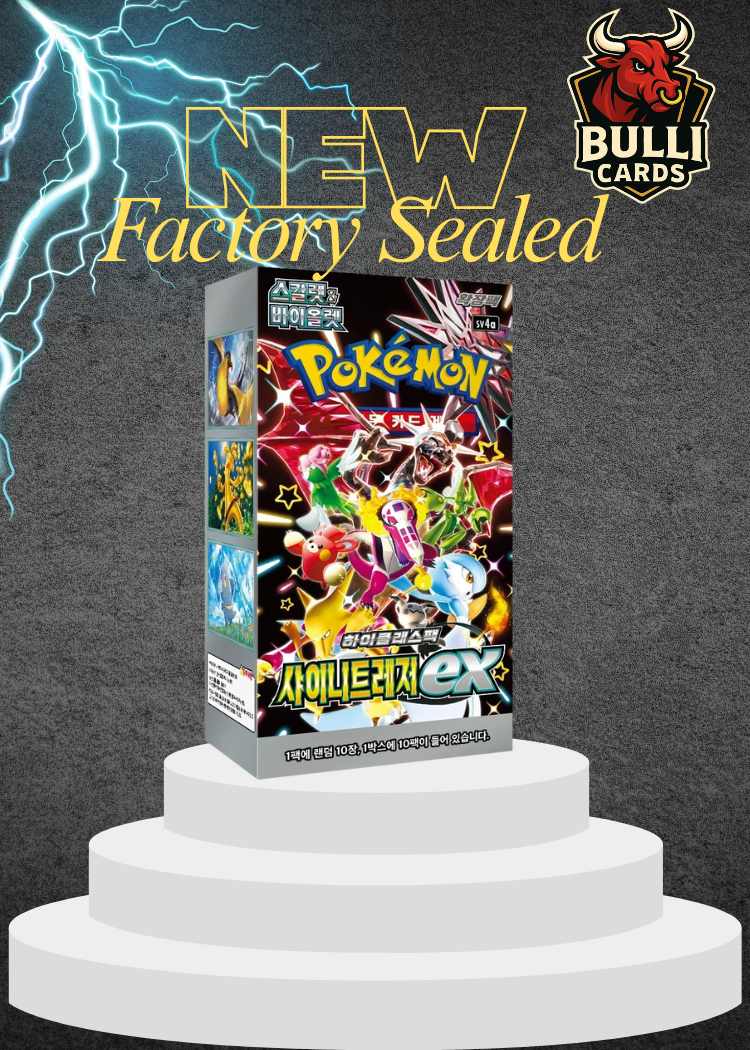 Shiny Treasure ex  Pokemon TCG  Booster Box  KOREAN Sealed