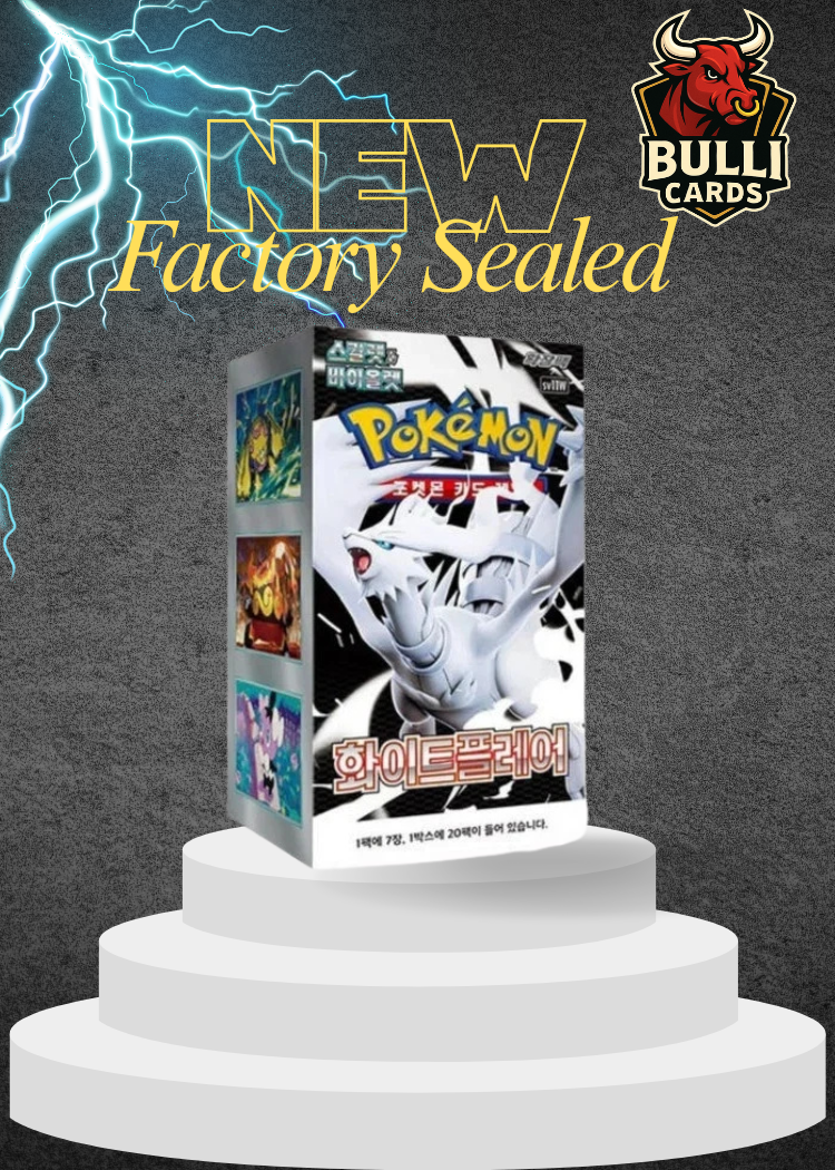 Pokemon TCG White Flare Booster Box  KOREAN New
