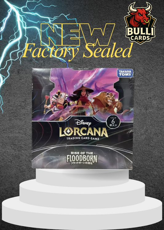 Japanese TCG Disney Lorcana Rise of The Floodborn Booster Box NEW Sealed