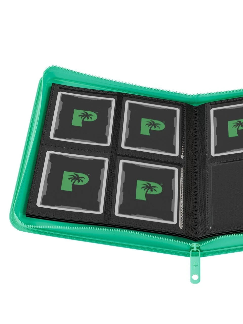 Palms Off Gaming Collector's Series 4 Pocket Zip Binder (Turquoise) NEW