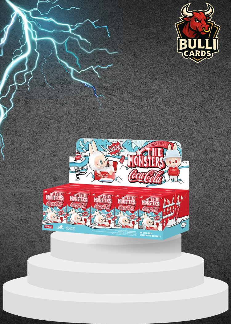 POP MART THE MONSTERS Labubu COCA COLA Series Figures (Case of 10 Blind Boxes)