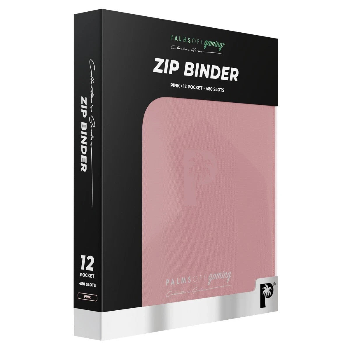 Palms Off Gaming Collector's Series 12 Pocket Zip Binder (Pink) NEW