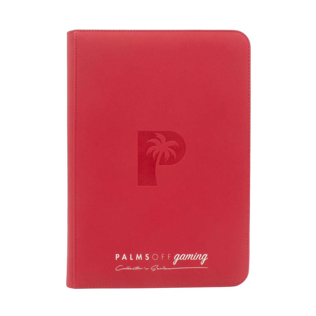 Palms Off Gaming Collector's Series 9 Pocket Zip Binder (Red) NEW