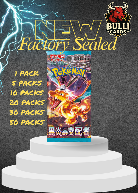 Pokemon Ruler of the Black Flame sv3 Booster Pack