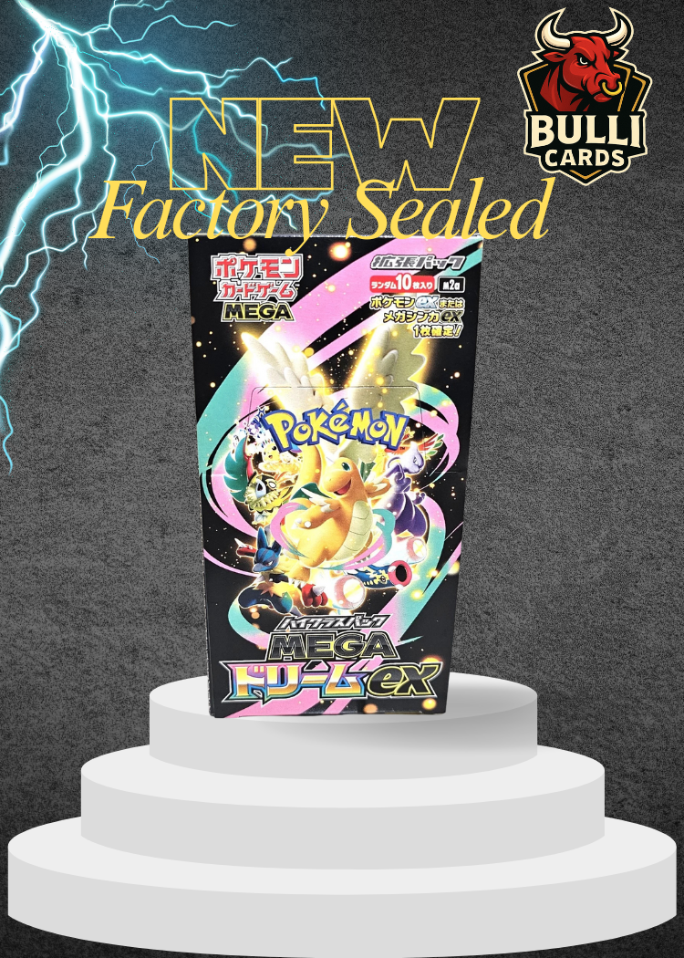 MEGA Dream ex Booster Box Japanese Pokemon TCG New Sealed (no shrink)