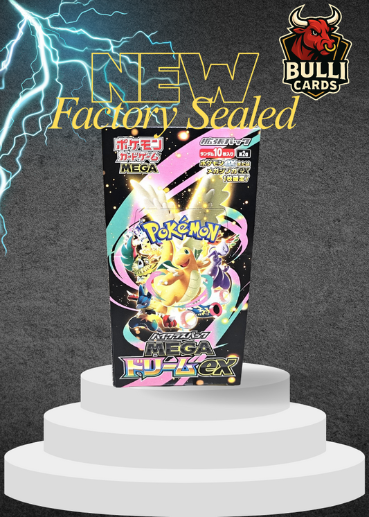 MEGA Dream ex Booster Box Japanese Pokemon TCG New Sealed (no shrink)