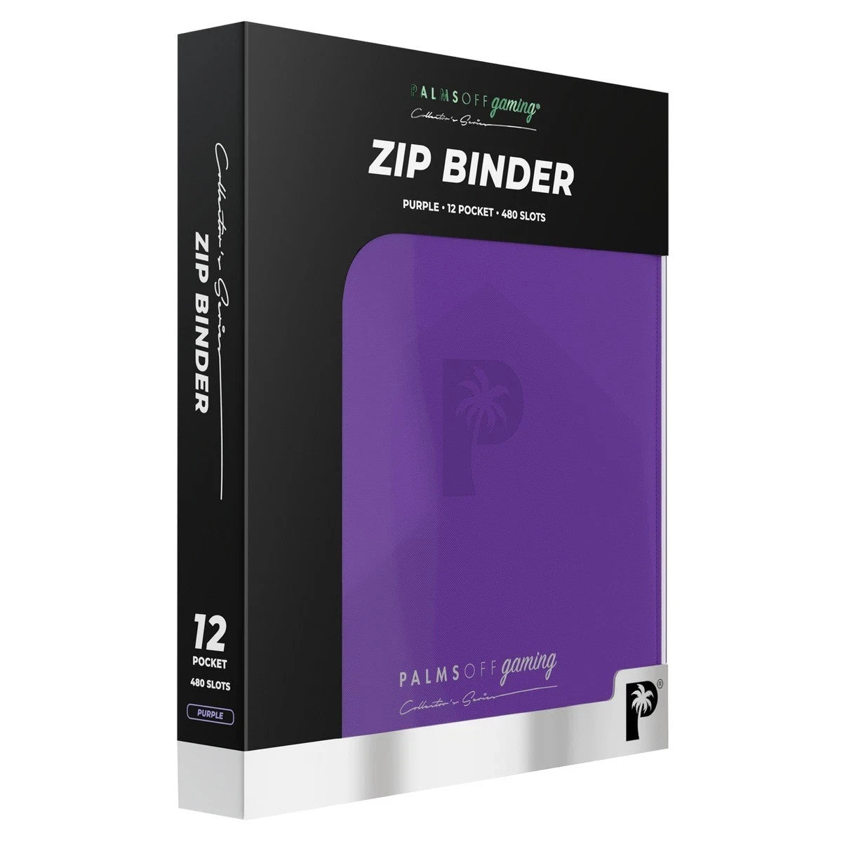 Palms Off Gaming Collector's Series 12 Pocket Zip Binder (Purple) NEW
