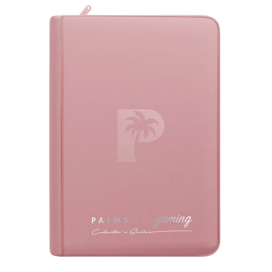 Palms Off Gaming Collector's Series 4 Pocket Zip Binder (Pink) NEW
