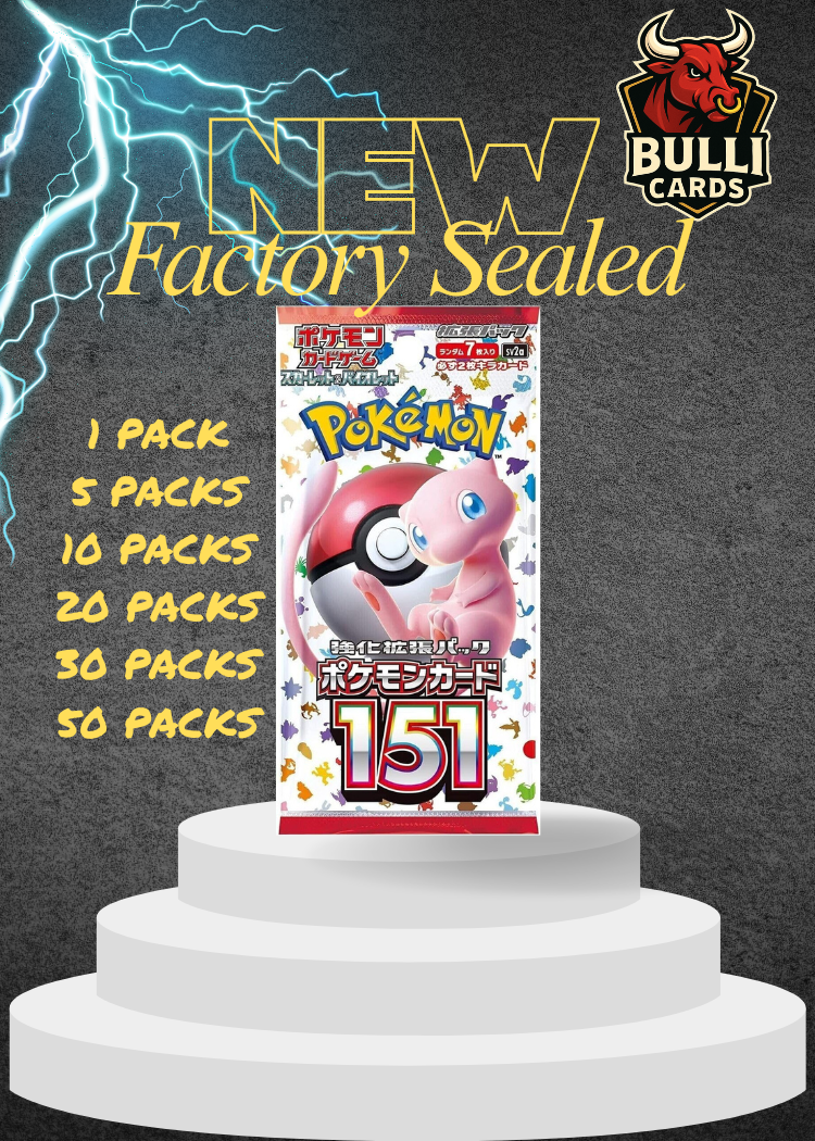 Pokemon 151 SV2a Japanese Card Booster Pack Options Sealed