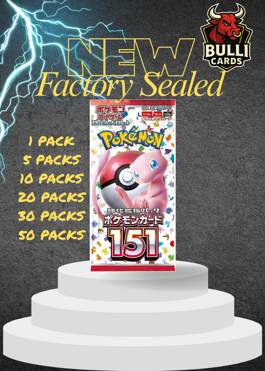 Pokemon 151 SV2a Japanese Card Booster Pack Options Sealed