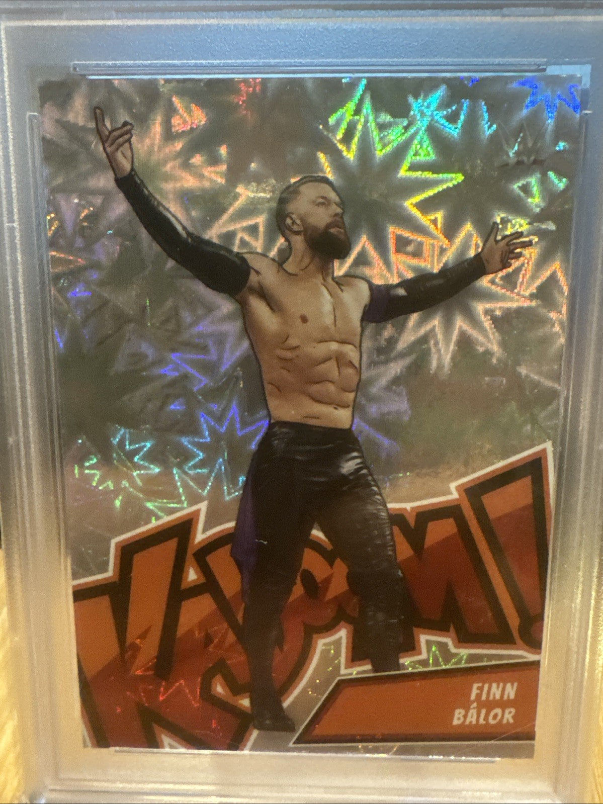 Finn Balor 2023 Panini Revolution WWE Kaboom SSP #17 PSA 9