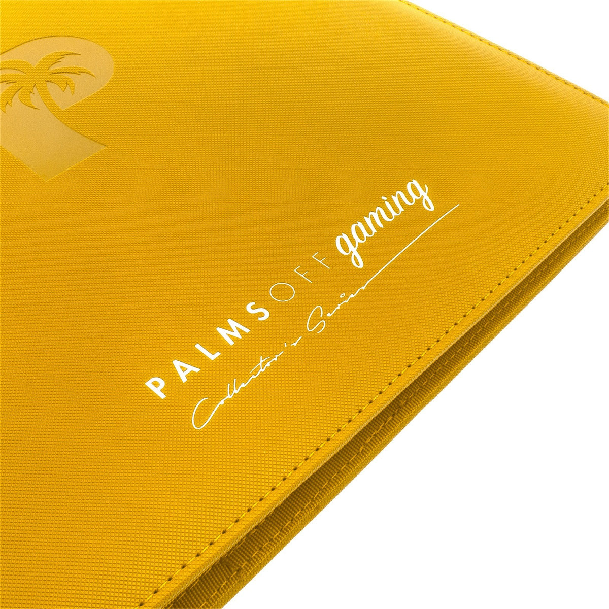 Palms Off Gaming Collector's Series 12 Pocket Zip Binder (Yellow) NEW