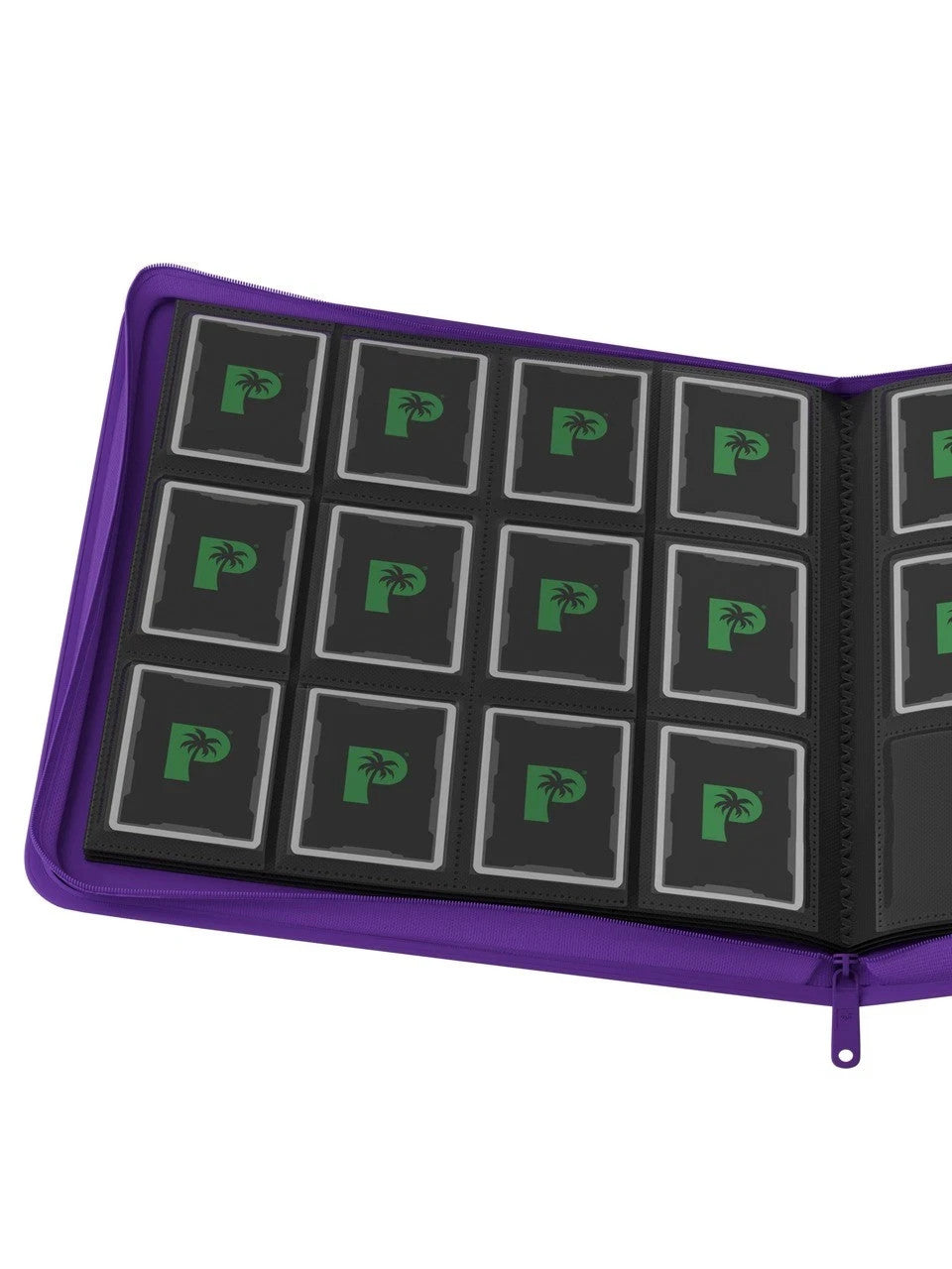 Palms Off Gaming Collector's Series 12 Pocket Zip Binder (Purple) NEW